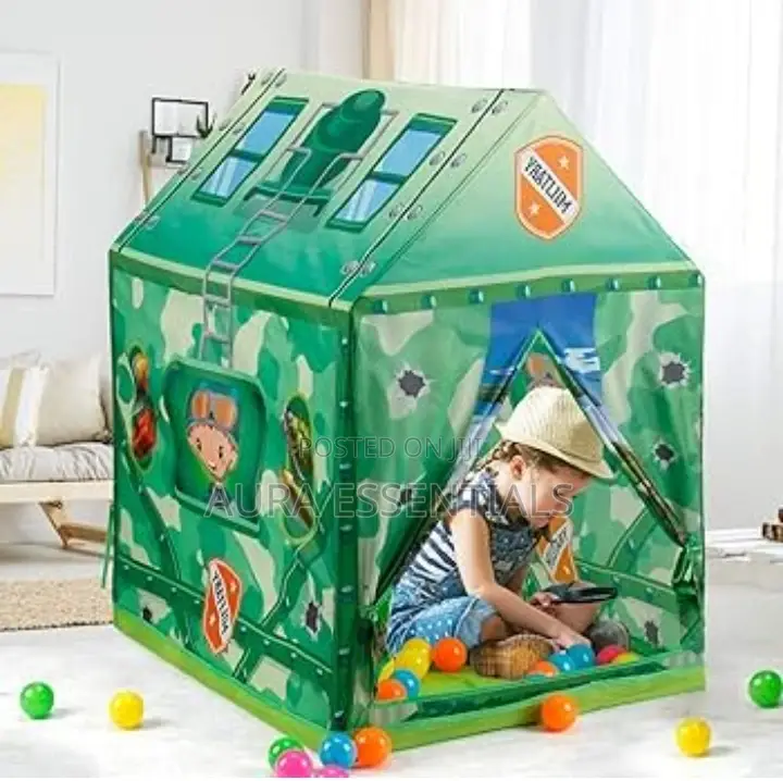 Kids Military Play Tent House