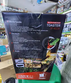 Sonifer 2in1 Breakfast Maker With Breadtoaster$Cooking Pot