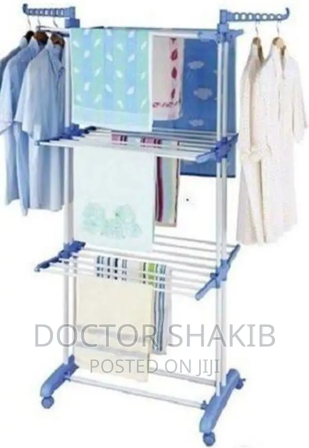 Heavy Duty 3-layer Clothes Hanger Drying Rack
