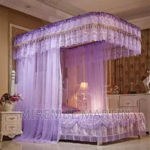 5*6 Two Stand Mosquito Net-Purple