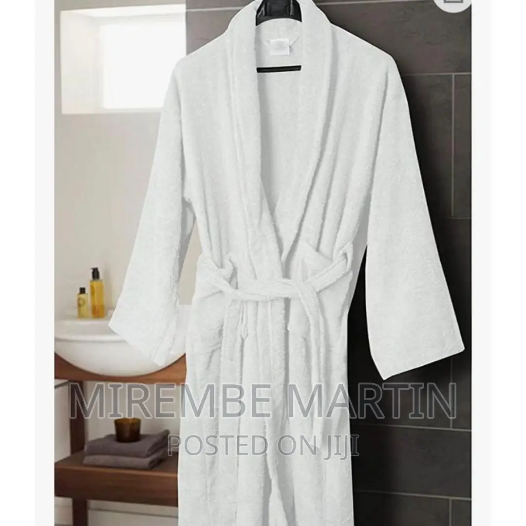 Unisex Bathrobe- White