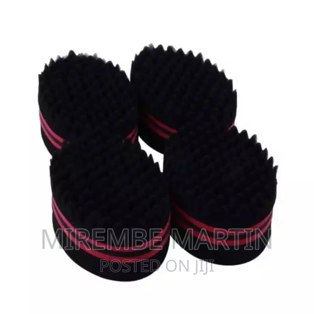 Set of 4 Hair Brush Sponge Twist Wave Barber Tool for Dreads