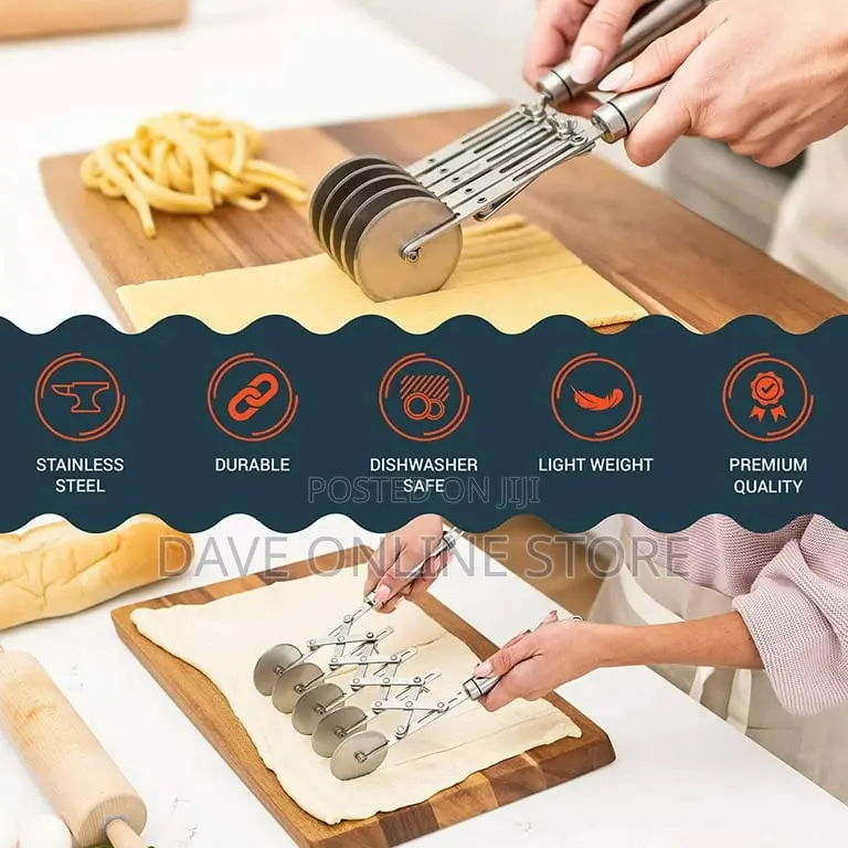 5 Wheel Pastry Cutter With Handle