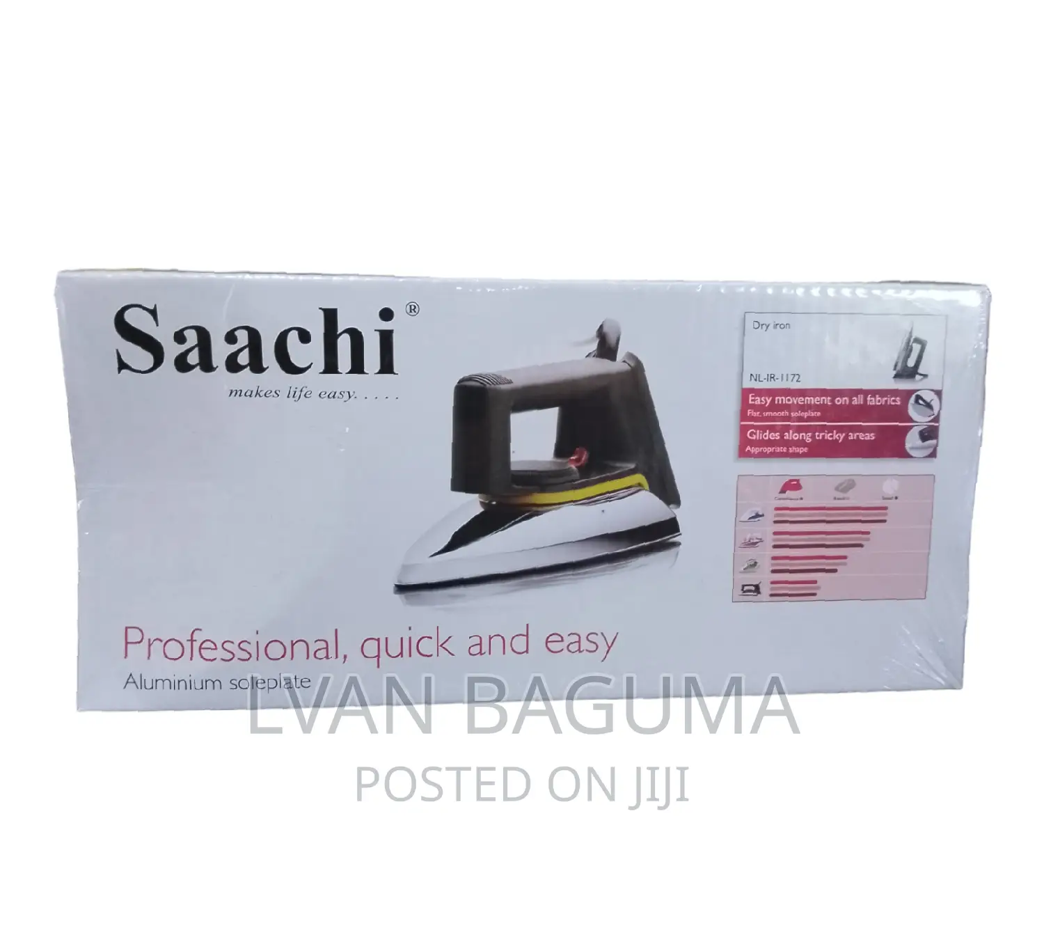 Saachi Dry Flat Iron - Professional, Quick and Easy