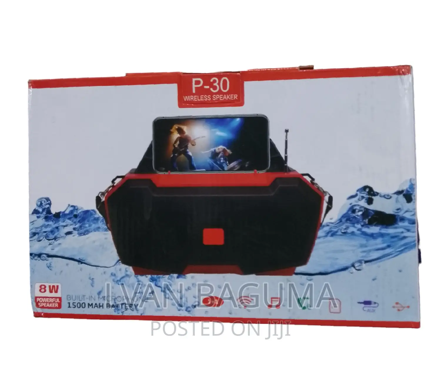 P-30 Wireless Portable Speaker - 8w Power Speaker