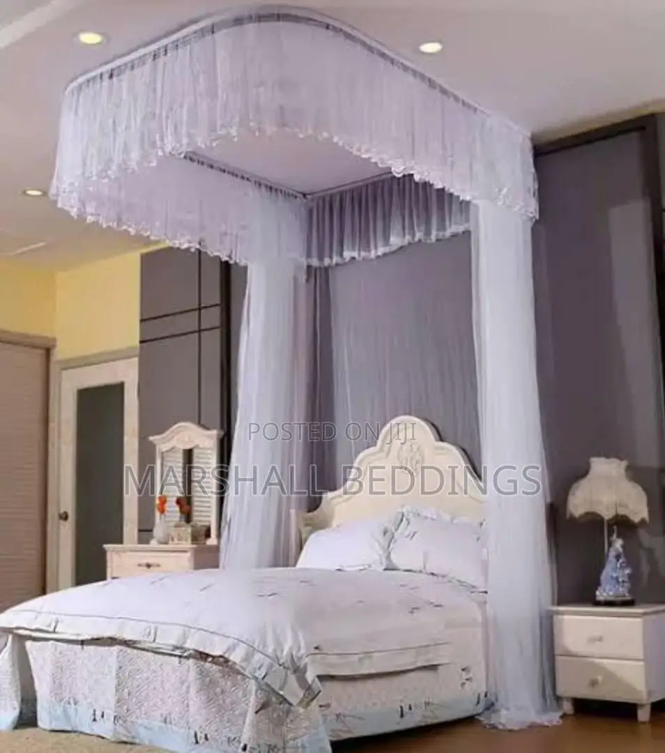 Wall Mount Mosquito Net-White