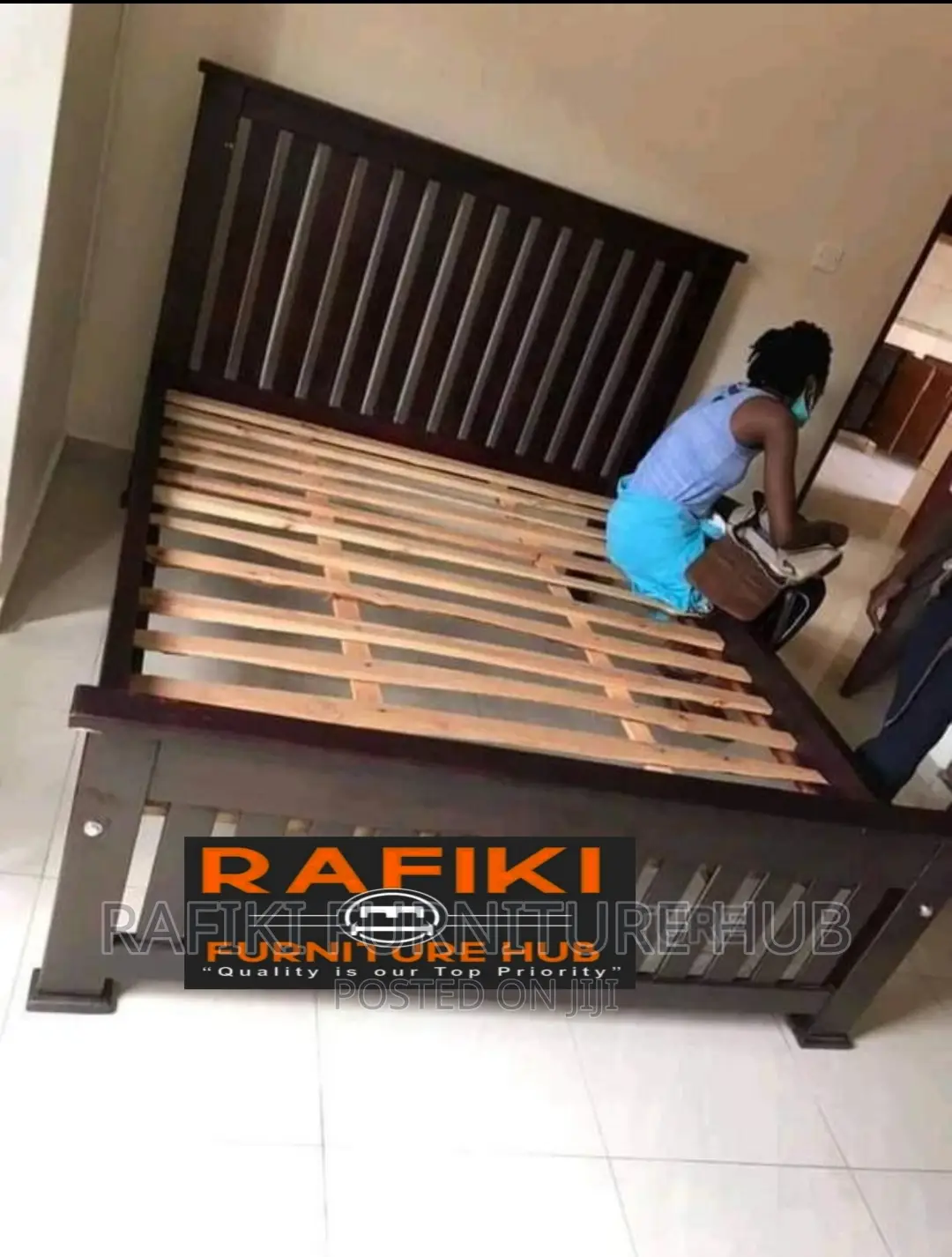 Barcode Bed / 5by6 Bed / Wooden Bed / Good Bed / Best Bed