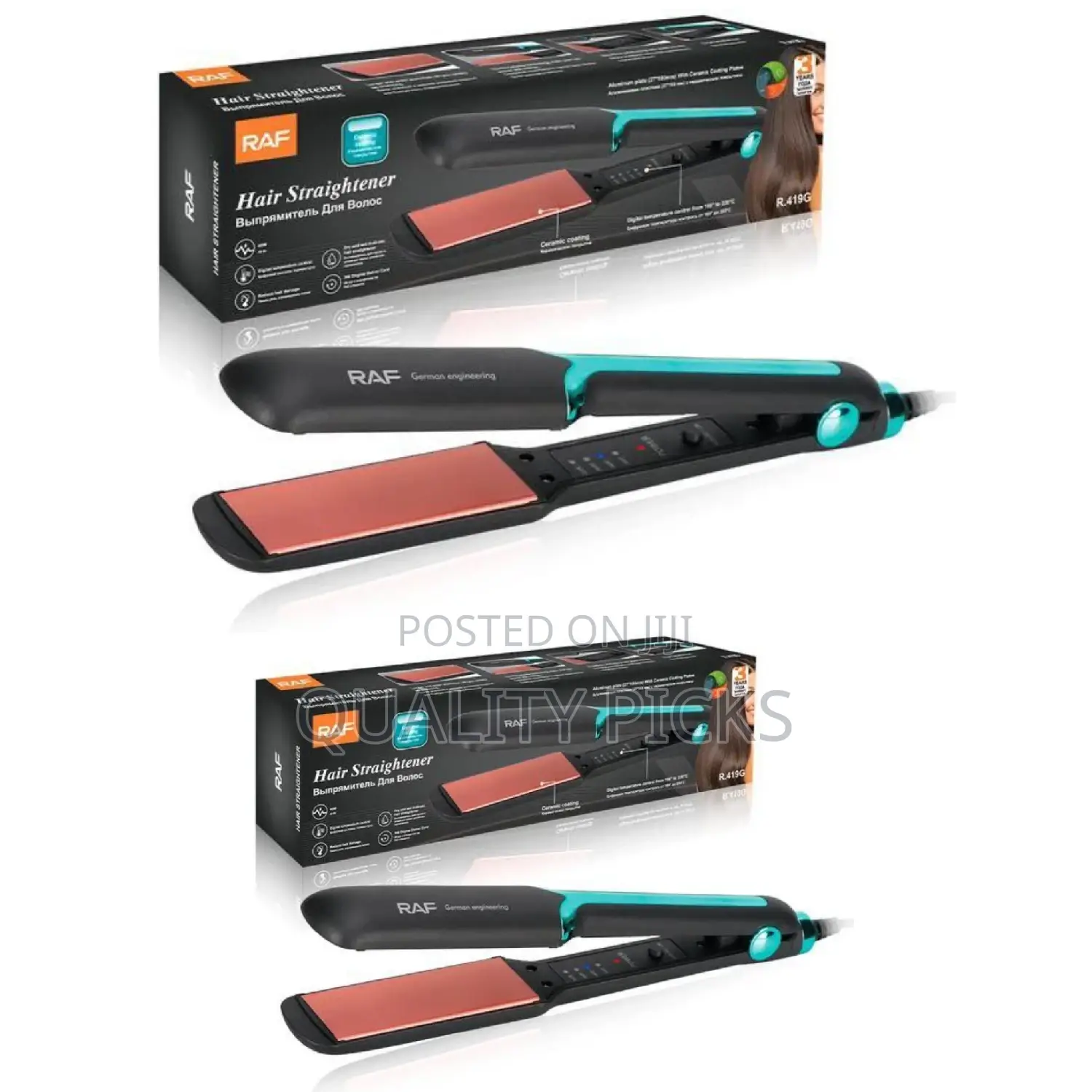 RAF Electric Hair Straightener