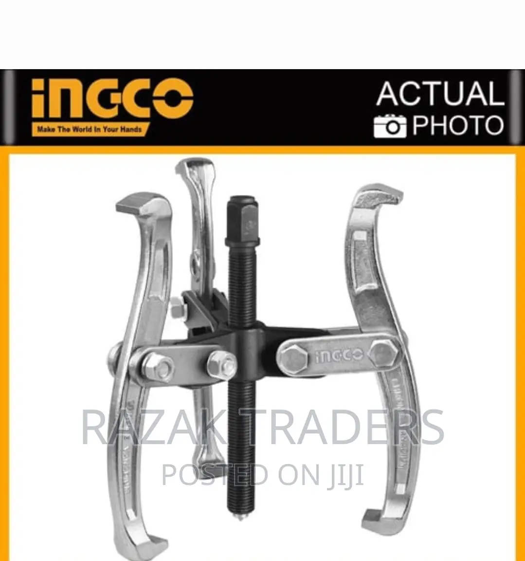 Ingco Industrial Three Jaws Gear Puller 3" CR-V