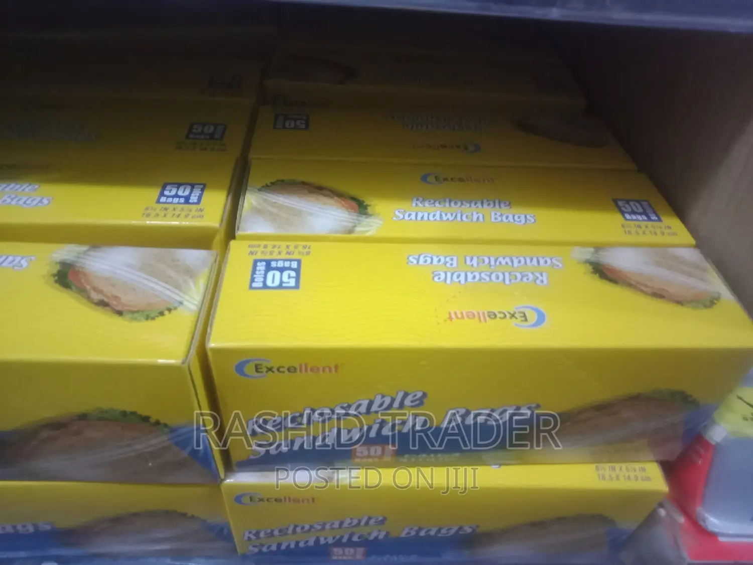 Reclosable Sandwich Bag Bolsas 50 Bags