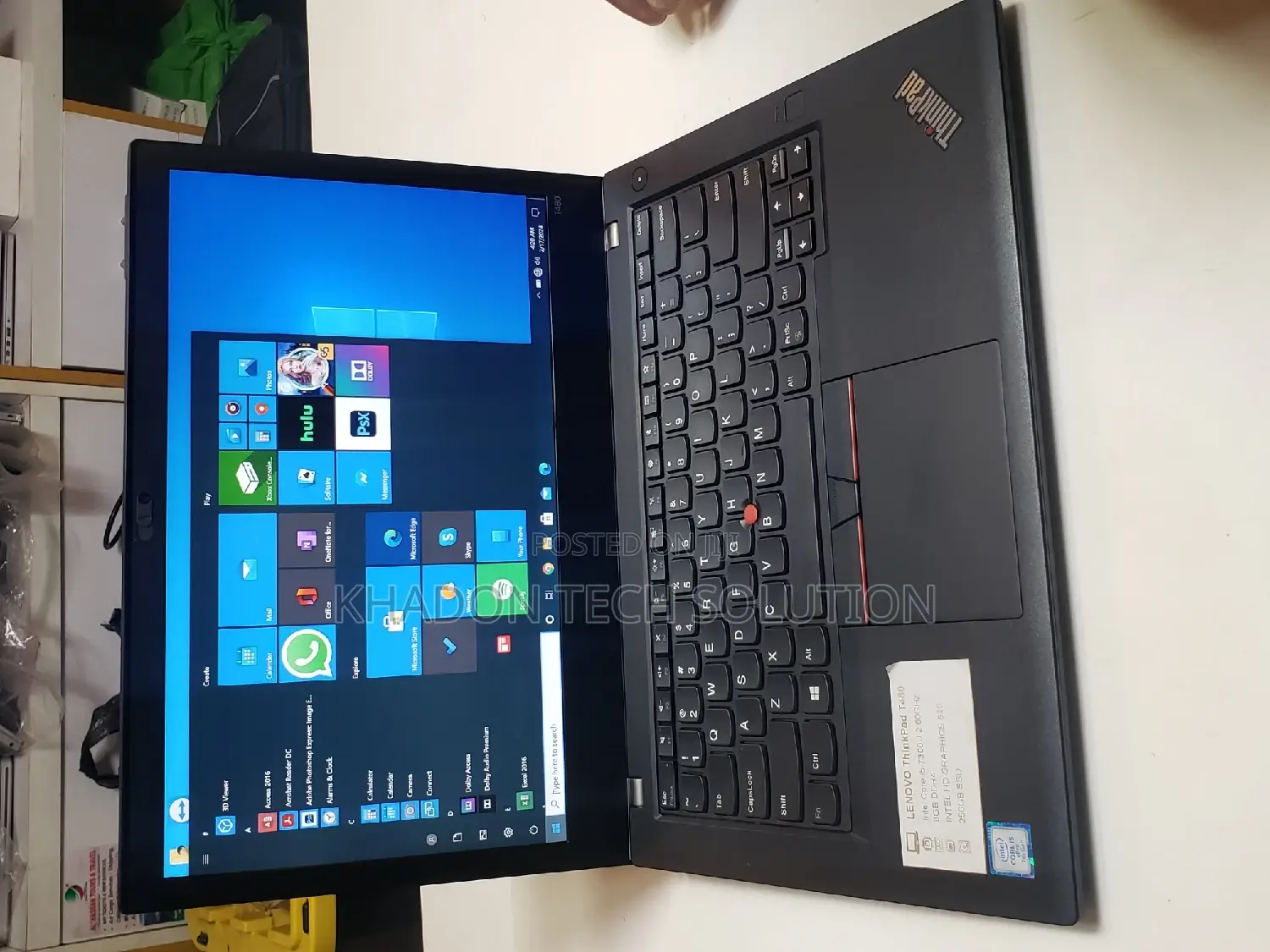 Laptop Lenovo ThinkPad T480 8GB Intel Core I5 SSD 256GB
