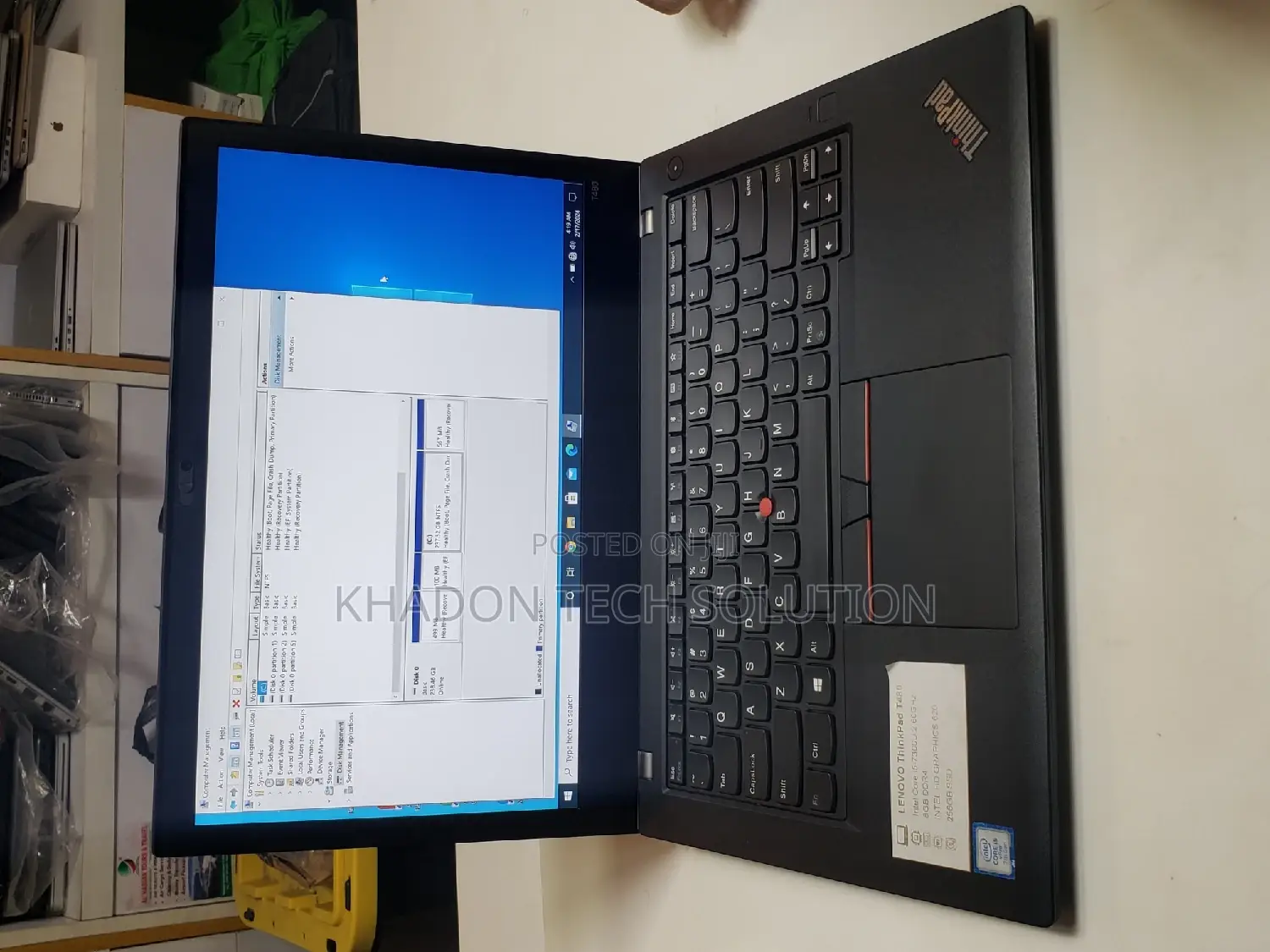 Laptop Lenovo ThinkPad T480 8GB Intel Core I5 SSD 256GB
