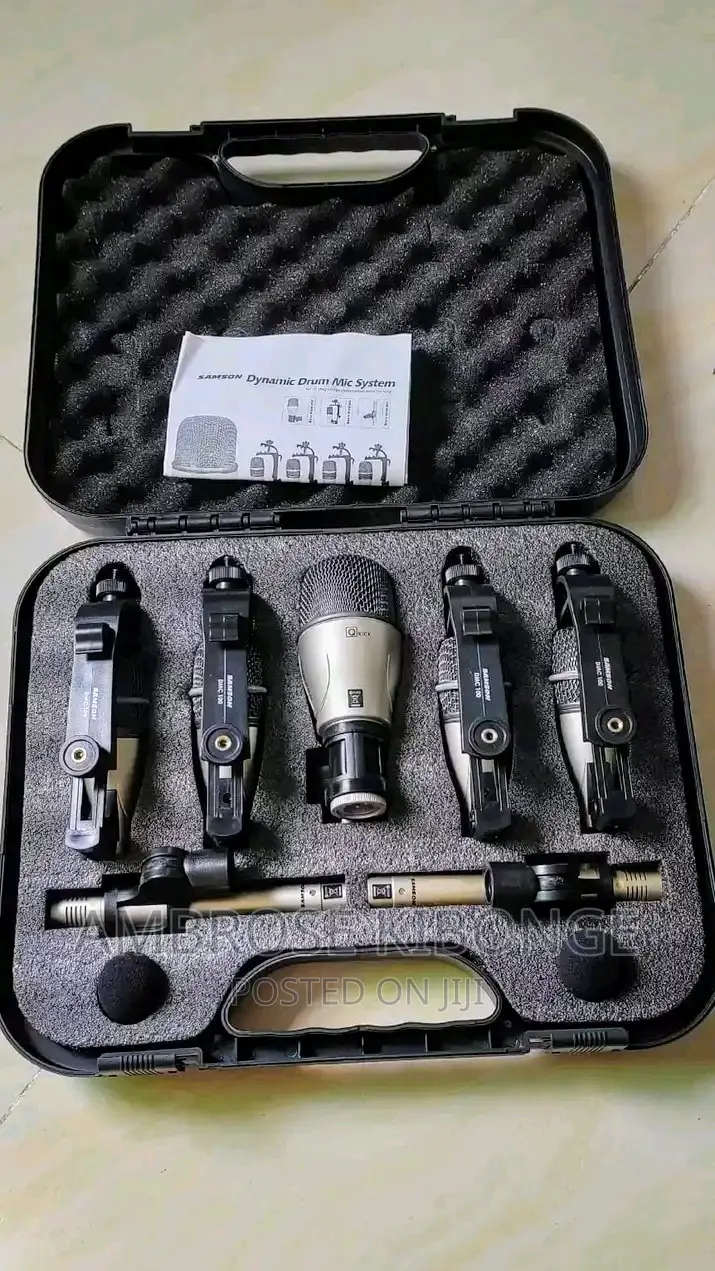 RMW Audio 7 Pieces Drum Kit Dynamic Drum Microphone System.