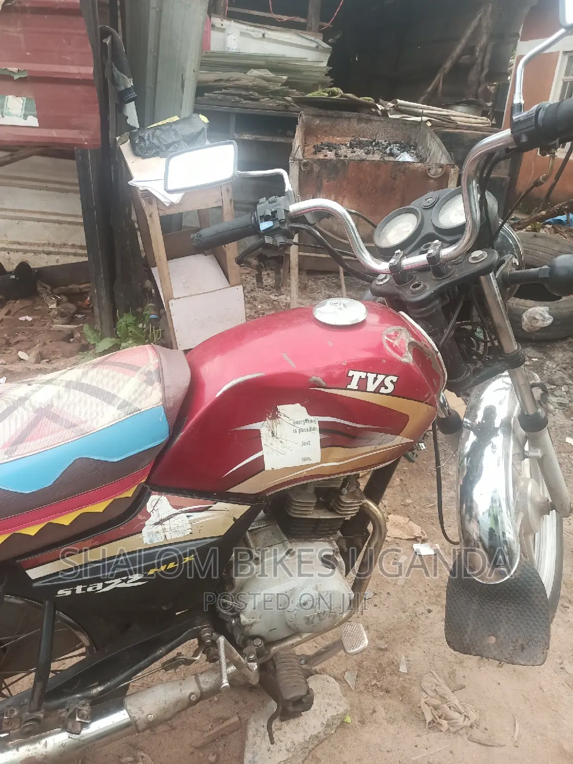 TVS XL 100 2016 Red