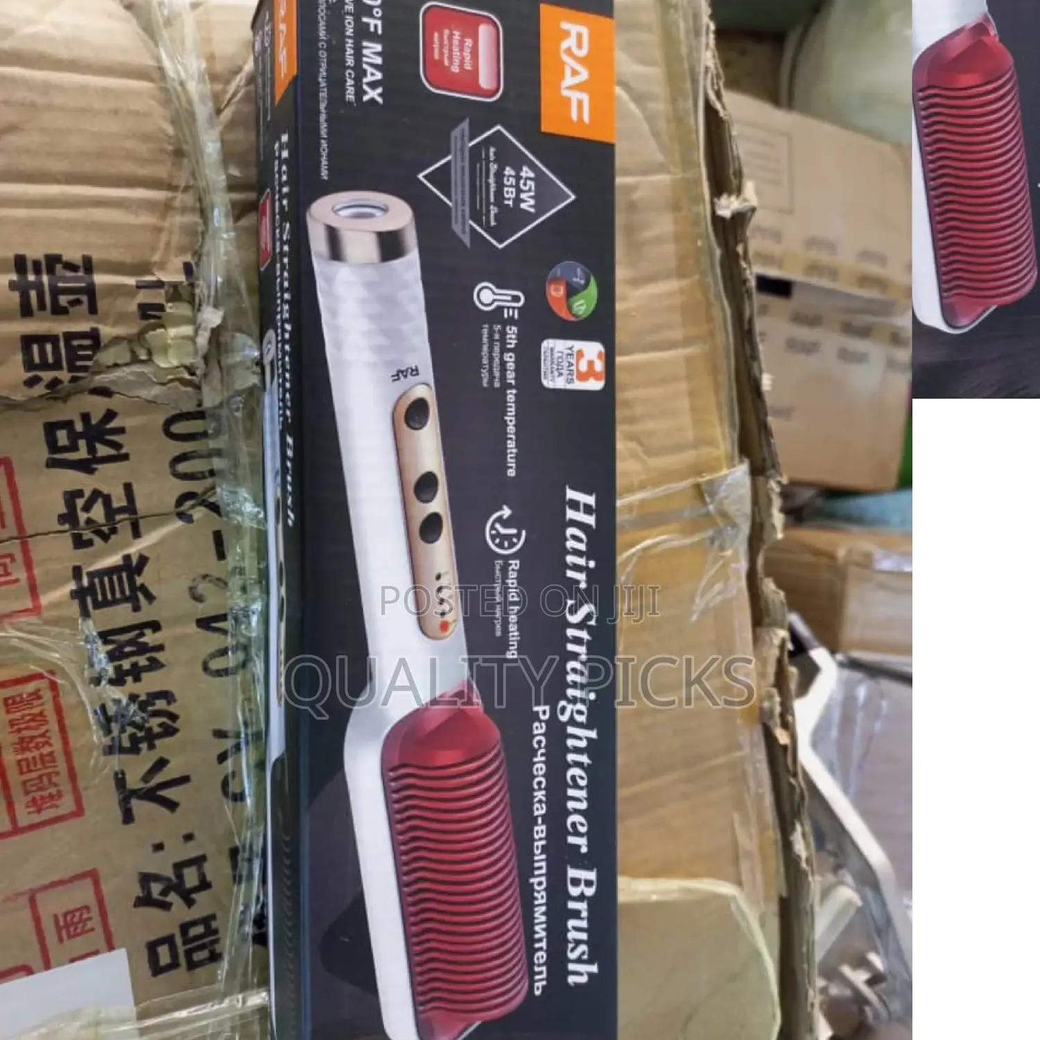 Electric Raf Hair Straightener Comb