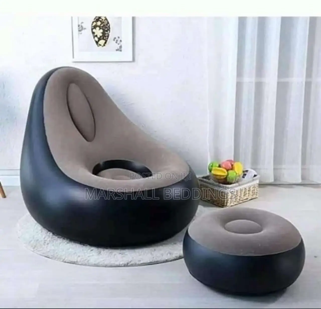 Air Chair With Footrest
