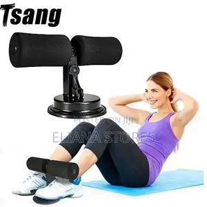 Adjustable Sit Up Bar on Floor