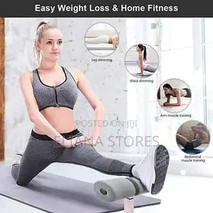 Adjustable Sit Up Bar on Floor
