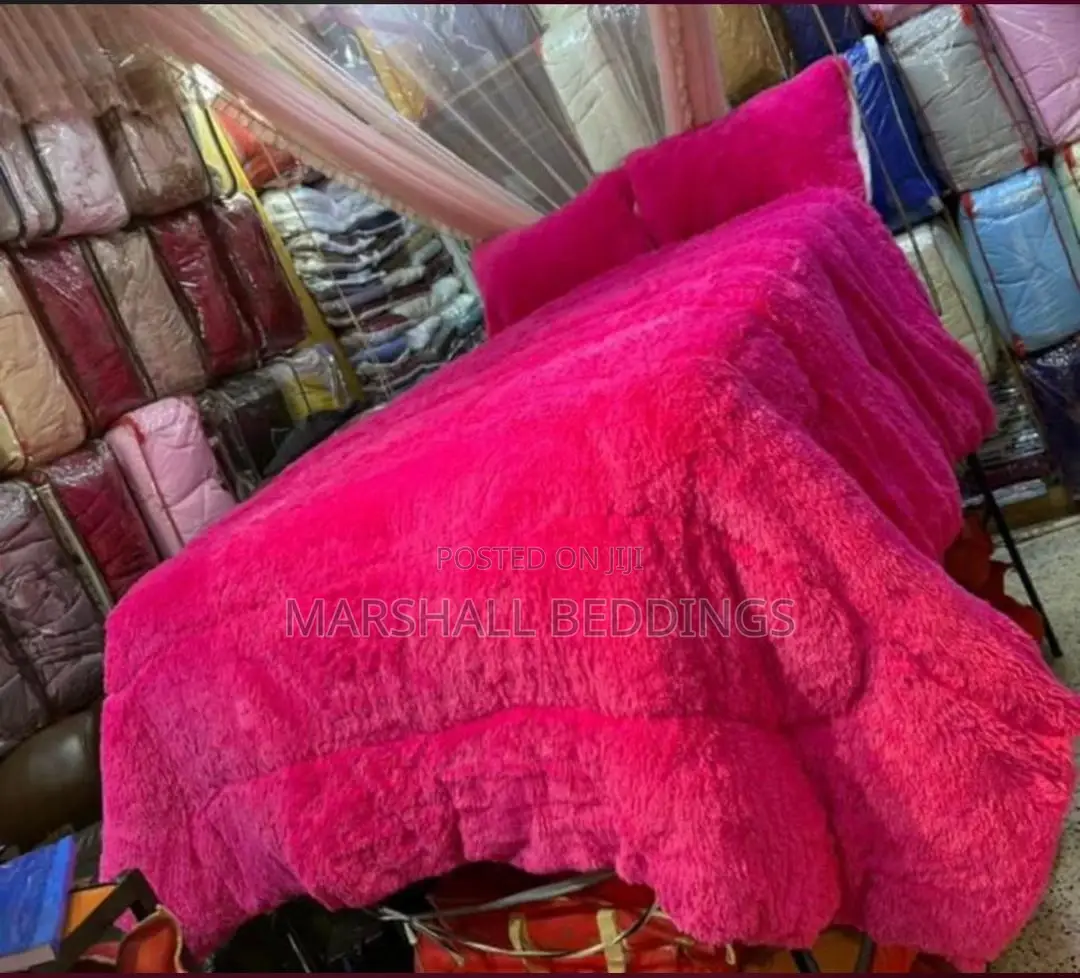 Pink Fluffy Duvet