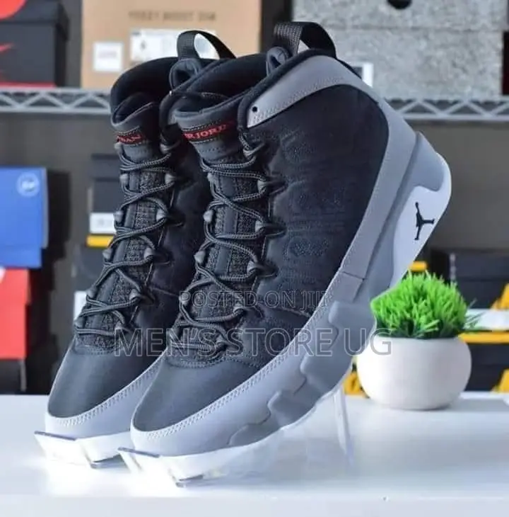 Air Jordan 9 Retro Wolf Gray Black