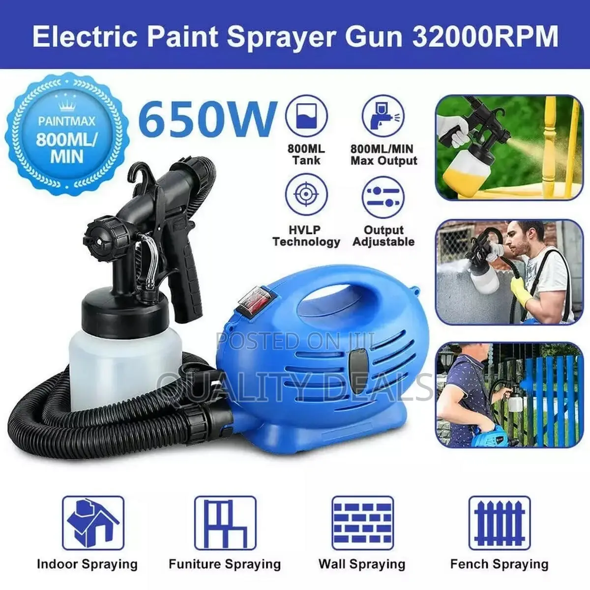 Paint Zoom Electric Portable Paint Sprayer