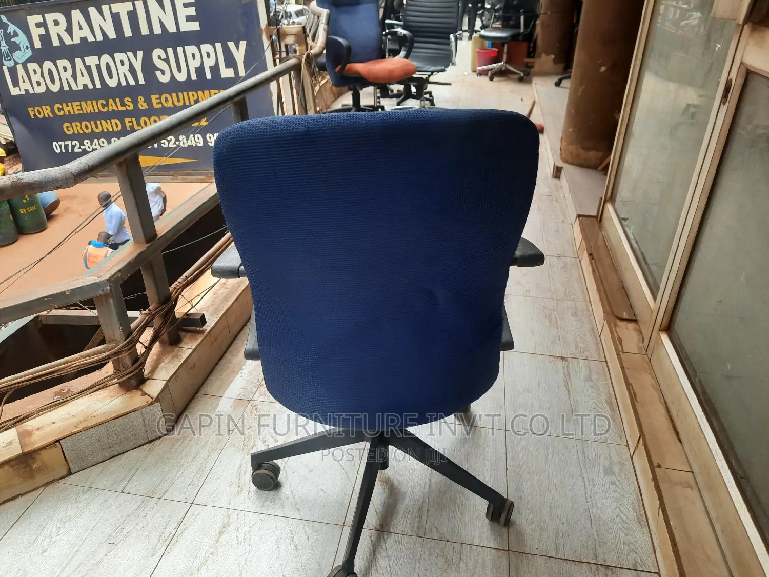 Blue- Red Office Chair