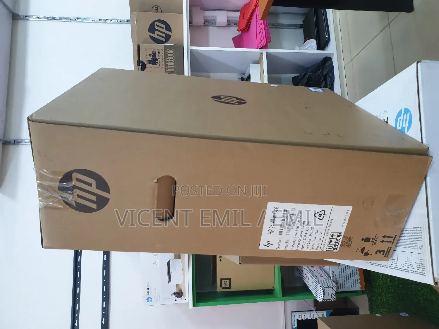 New Desktop Computer HP 4GB Intel Core I3 SSD 256GB
