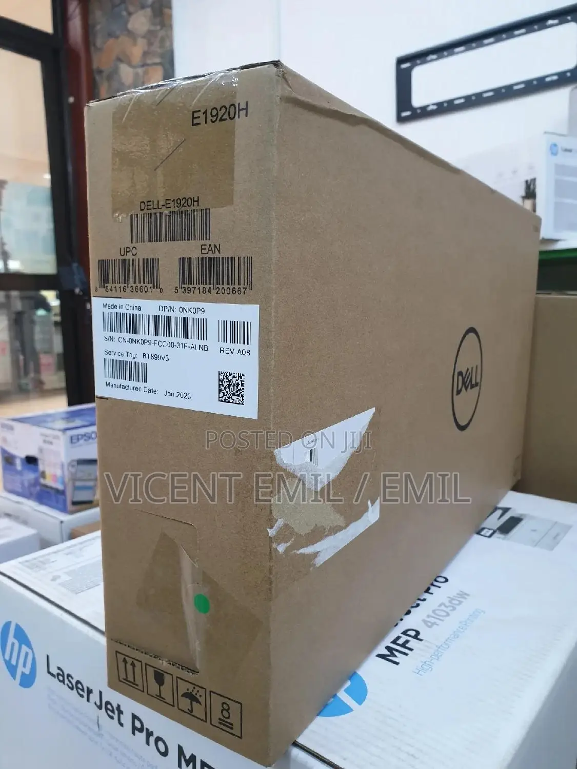Dell Monitor 19inch E1920h Brand New