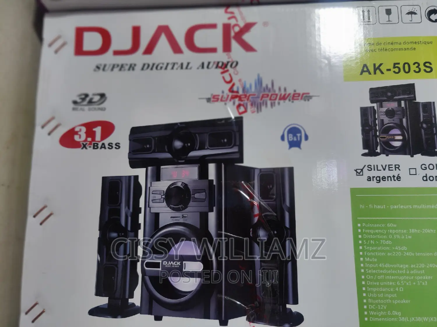 Djack Multimedia Speaker/Djack Bluetooth Woofers
