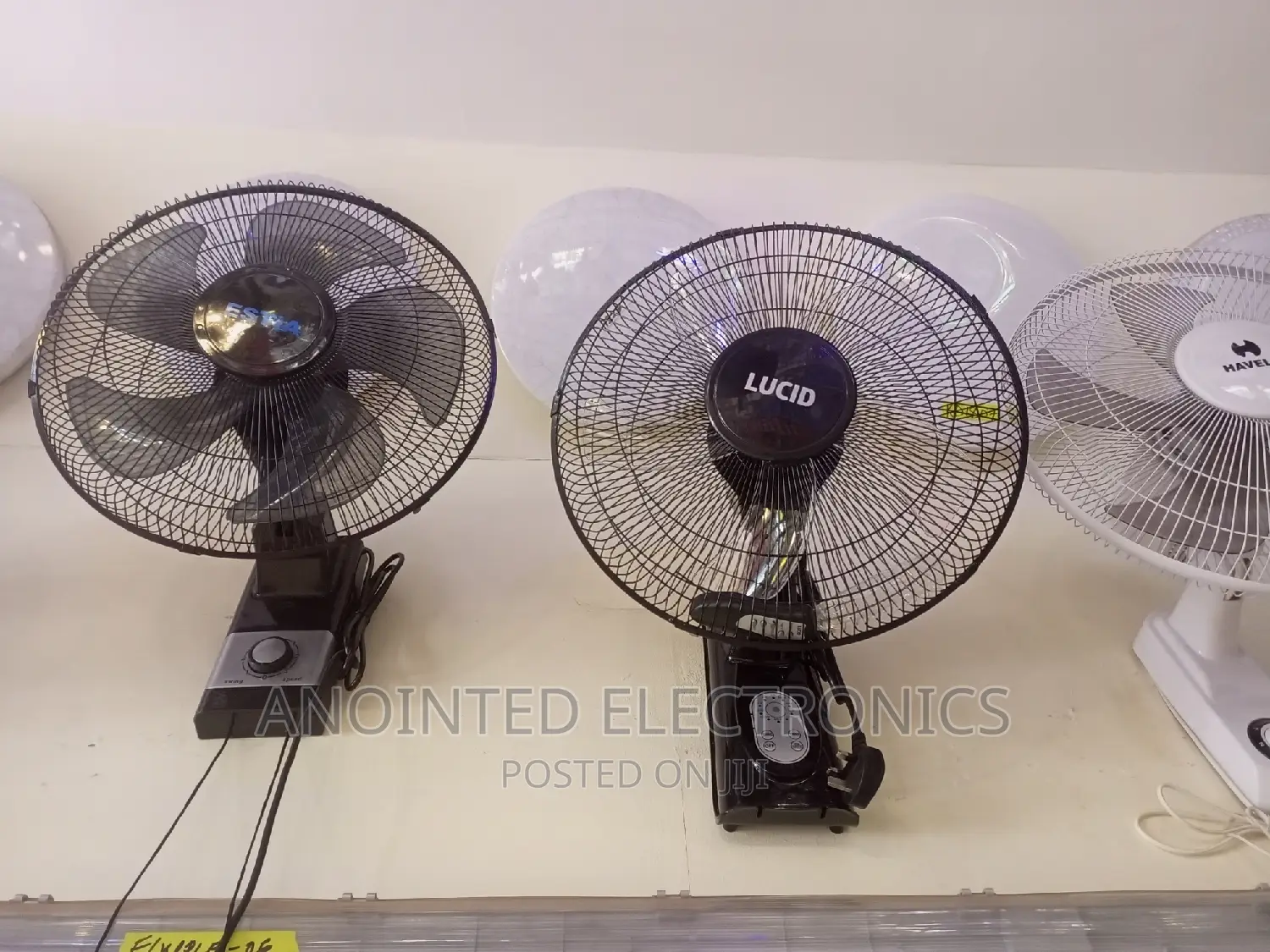 Lucid Original Wall Fan With a Remote