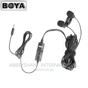 Dual Microphone Lavaliere Microphone Boya Dual Microphone