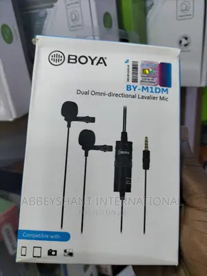 Dual Microphone Lavaliere Microphone Boya Dual Microphone