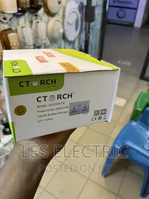 Double Socket Silver Grey