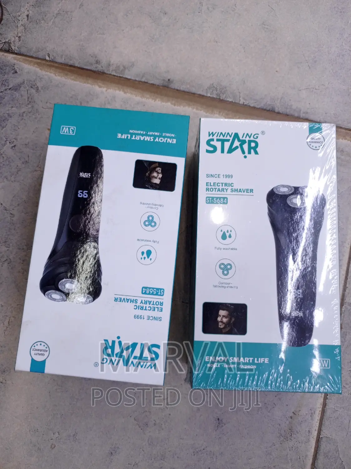 Winning Star 3 Blade Travel Lock Protection Rotary Shaver
