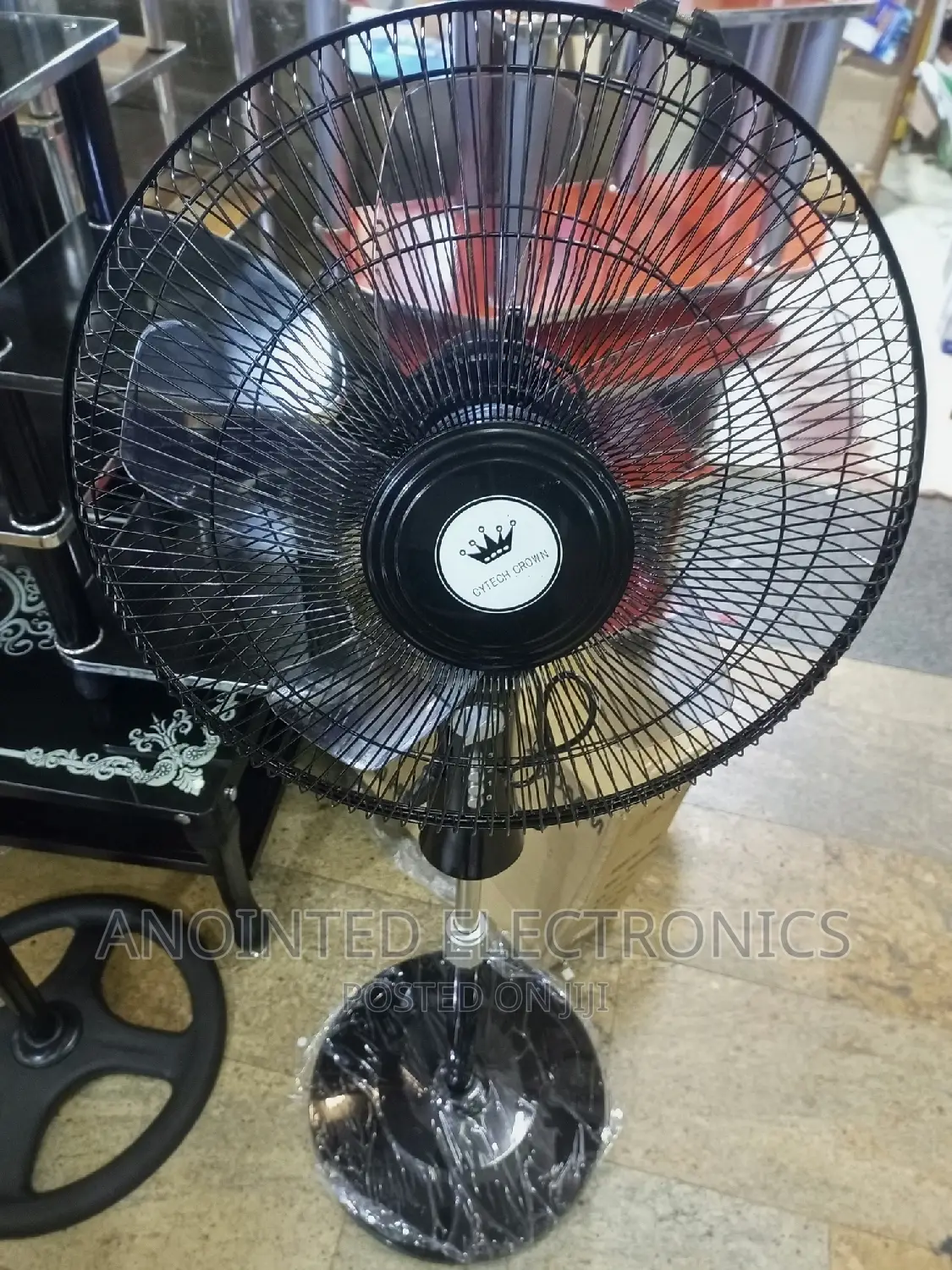Stand Fans Black