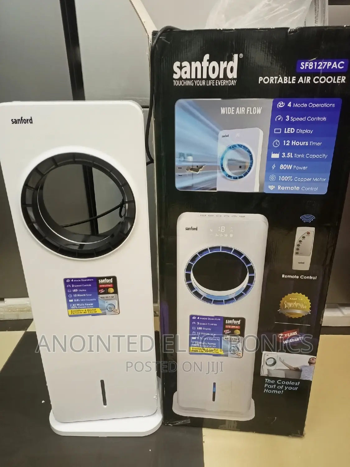 Portable Air Cooler 3.5L With a Remote