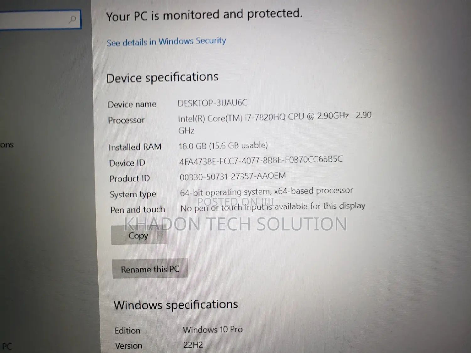 Laptop Lenovo ThinkPad P51 16GB Intel Core I7 SSD 500GB