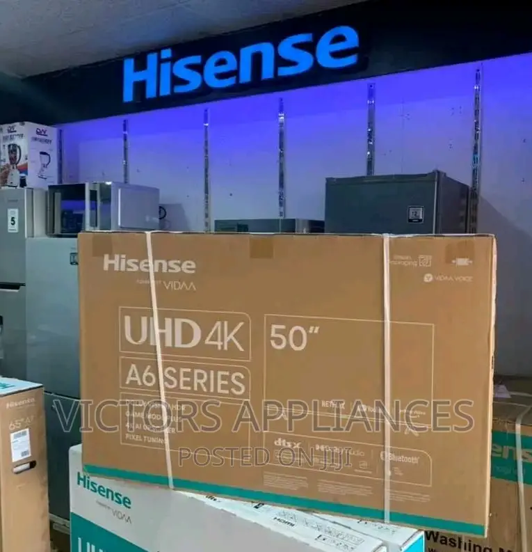 Hisense 50 Inches Original Uhd4k Smart Tv Frameless VIDAA OS