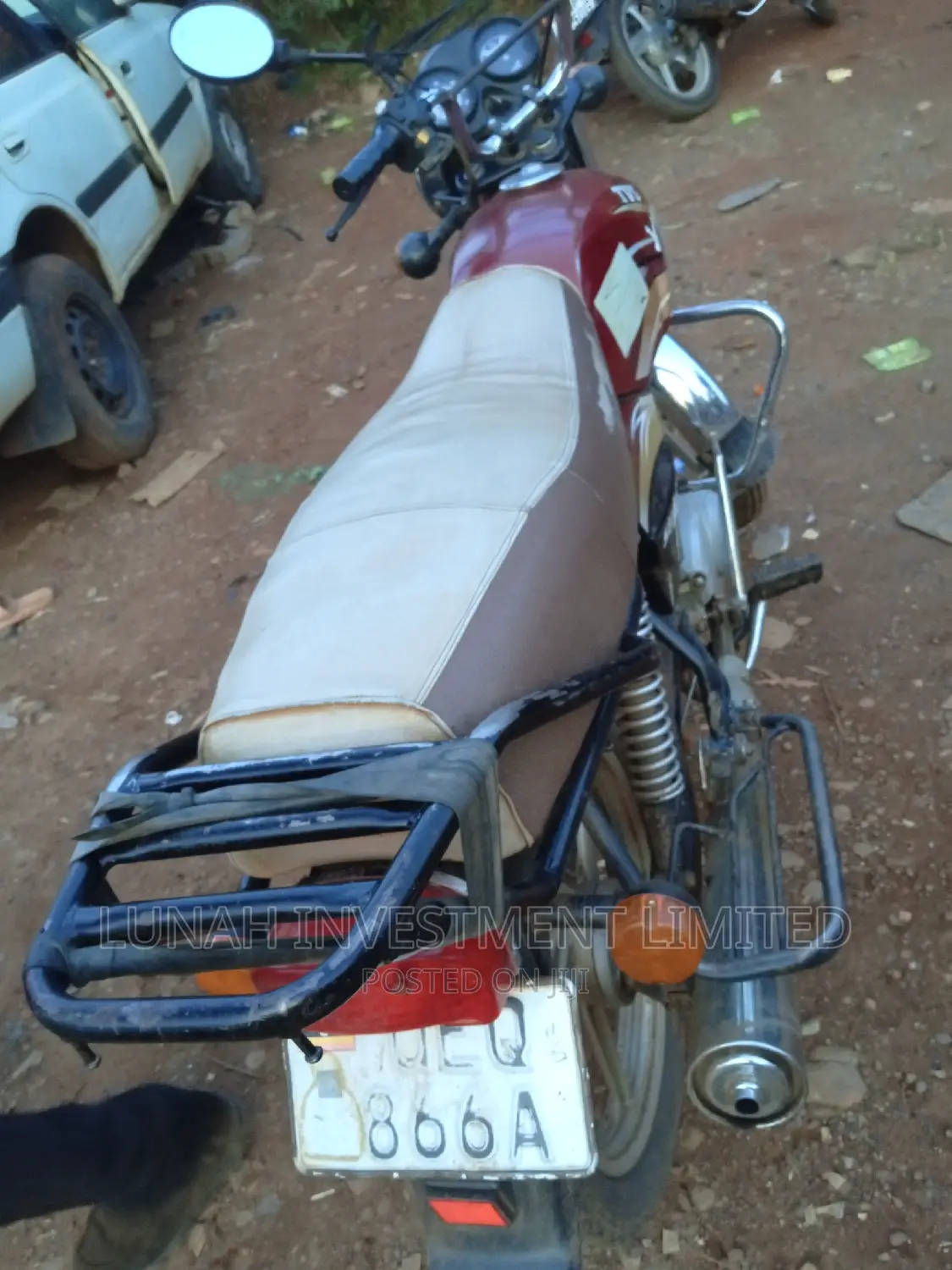 TVS XL 100 2024 Red