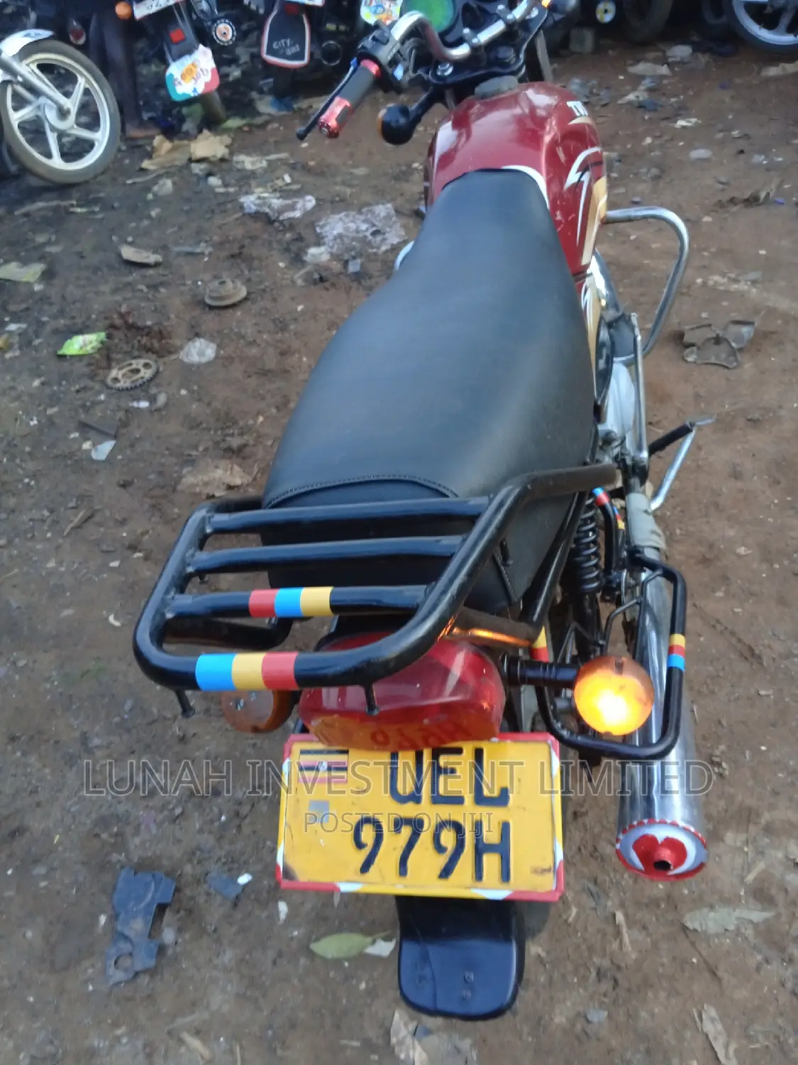 TVS XL 100 2023 Red