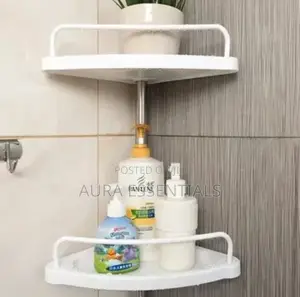 White 4 Layered Bathroom Organiser