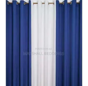 Cotton Curtains With a Net Inside