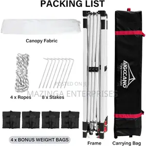 3x3meters White Exhibition Tents With Weight Bags