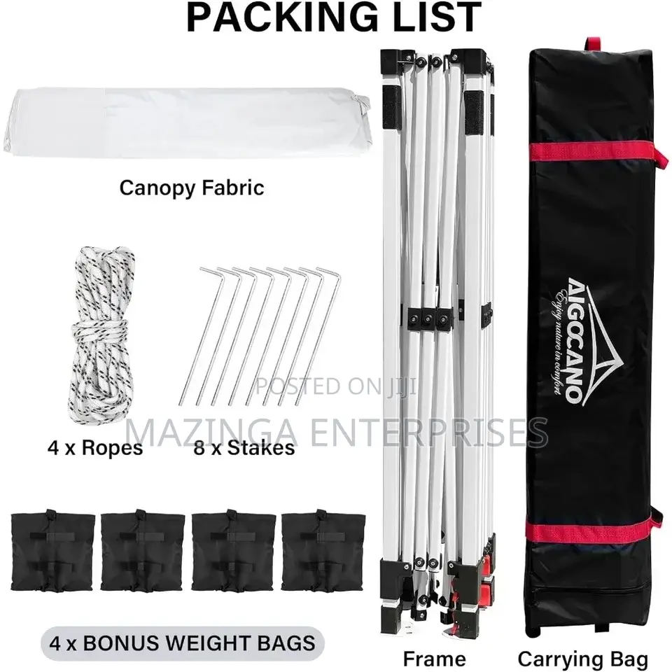 3x3meters White Exhibition Tents With Weight Bags