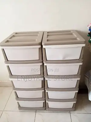 Plastic Storage Cabinet Trolley