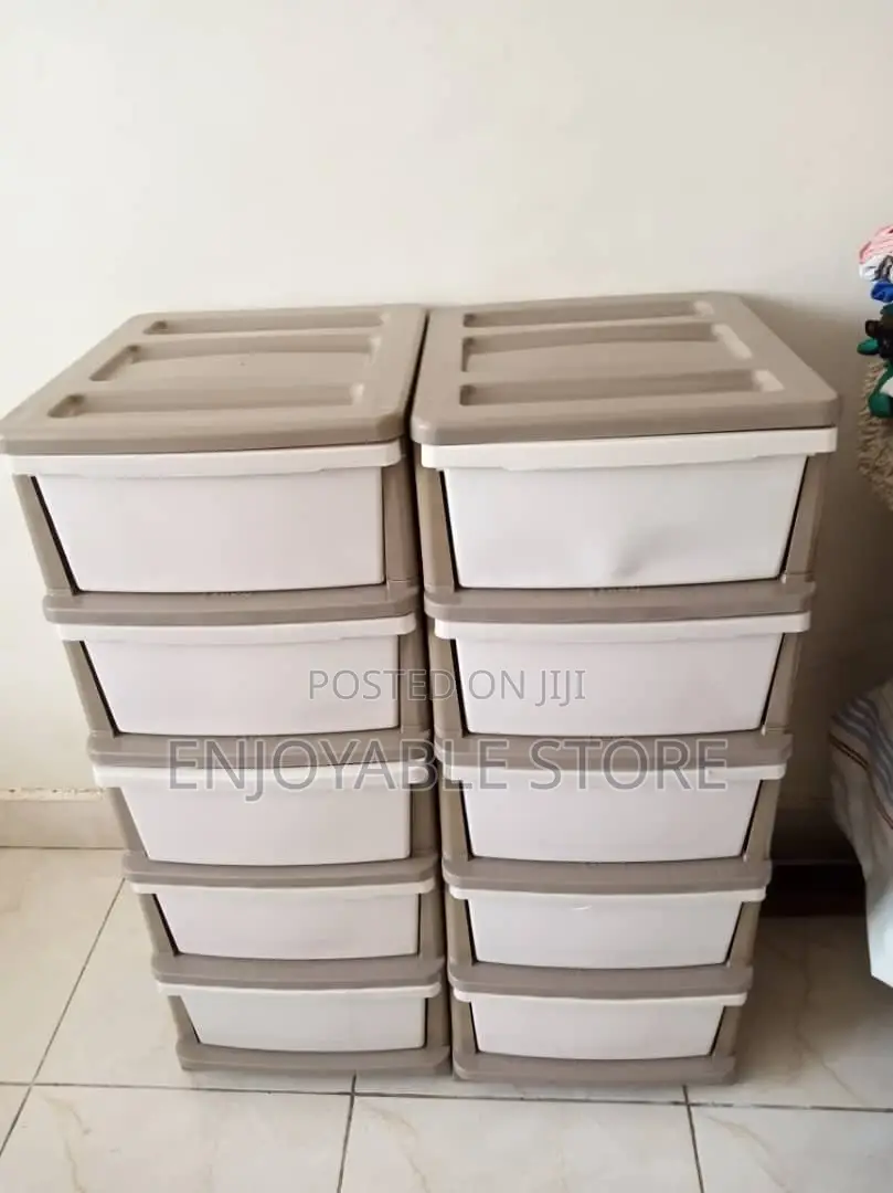 Plastic Storage Cabinet Trolley