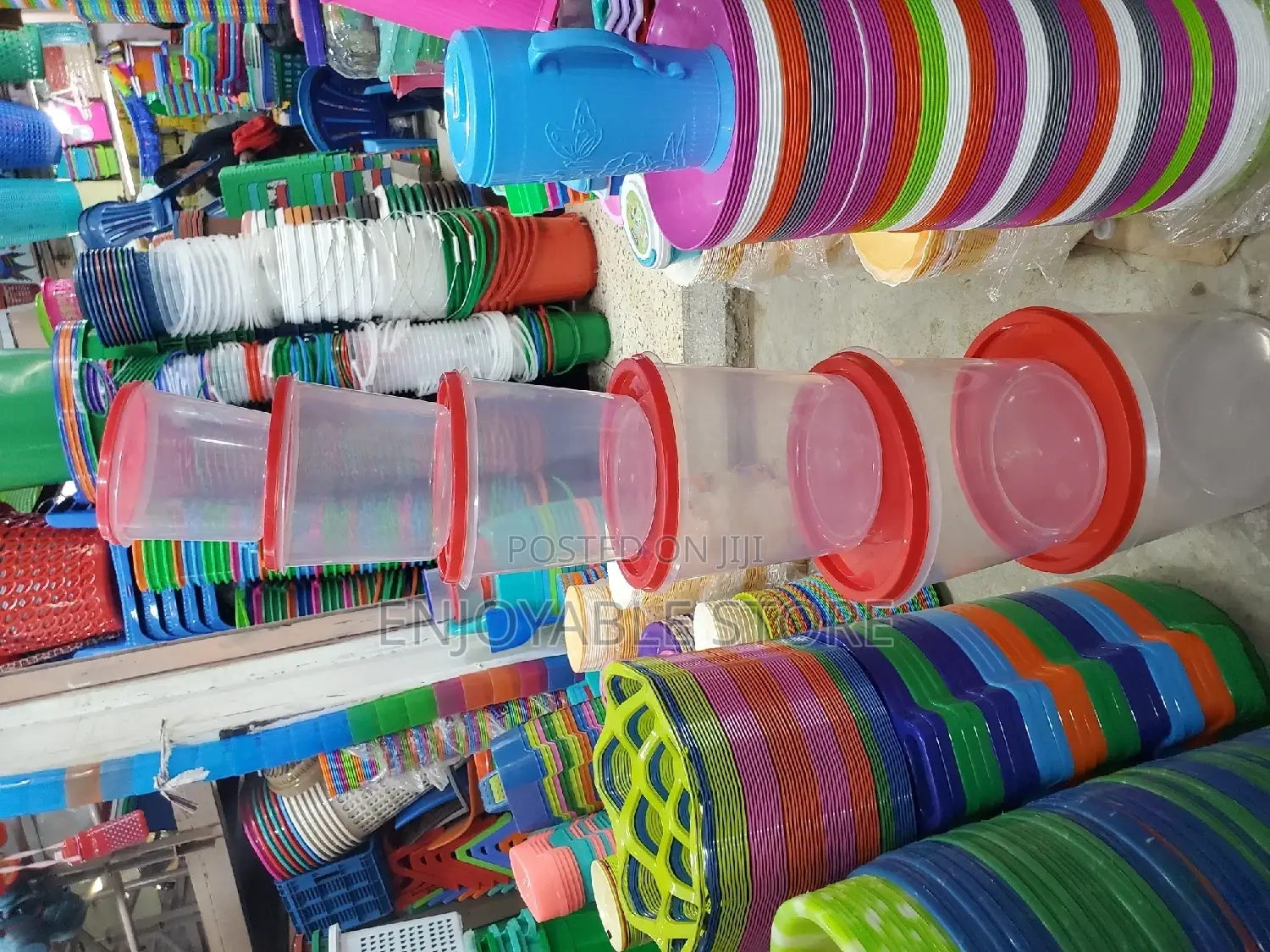 Plastic Storage Containers Set 6pcs