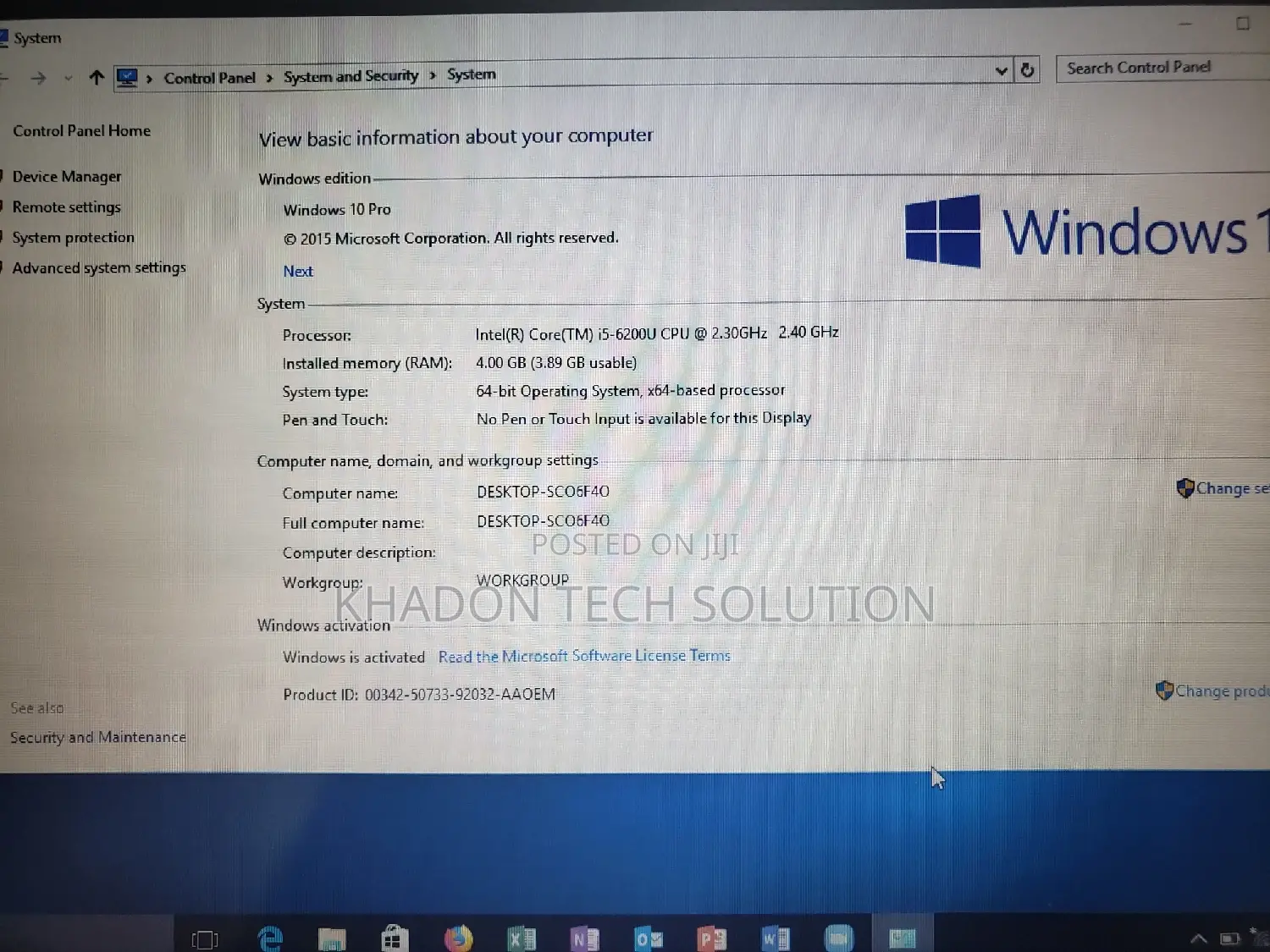 Laptop Lenovo ThinkPad T470 4GB Intel Core I5 HDD 320GB