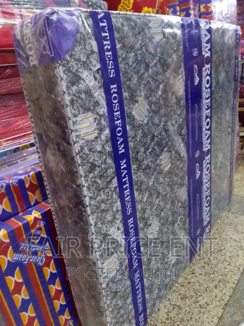 High Density Mattress.5x6x6inches.(Gray)