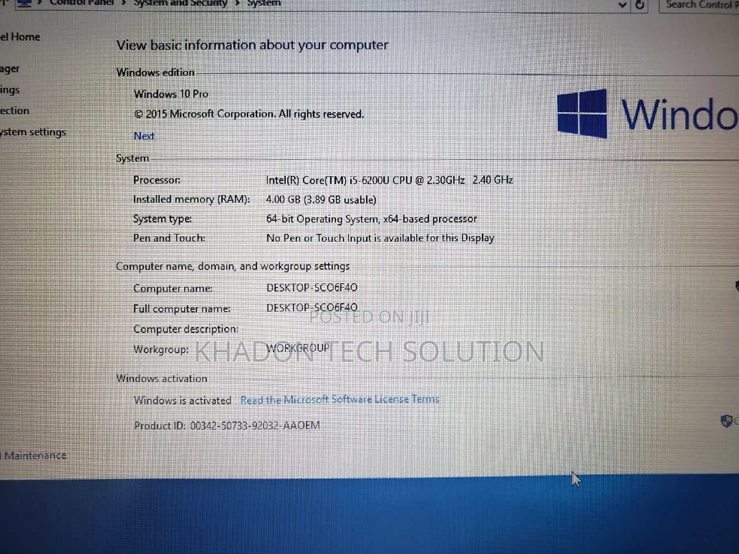 Laptop Lenovo ThinkPad T470 4GB Intel Core I5 HDD 320GB